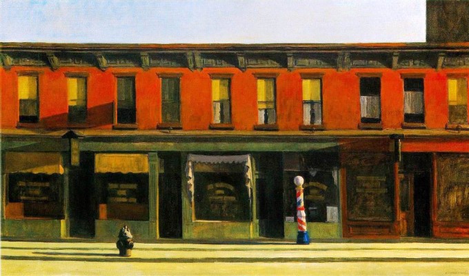 Edward-Hopper-Early-Ssunday-Morning-1930 35 x 60 Oil on Canvas