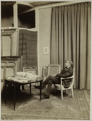 Whistler in his Studio