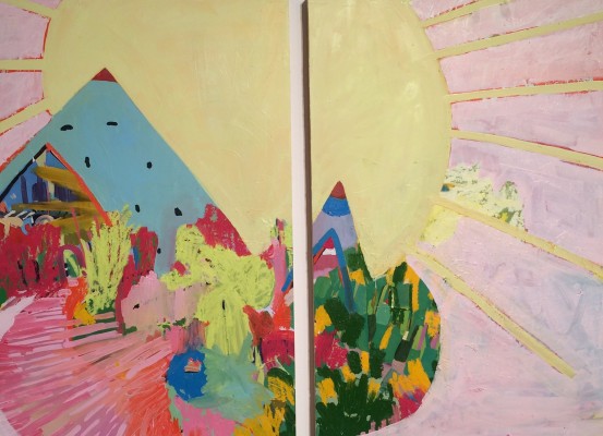 Image1Sunland 2015 Diptych of two panels